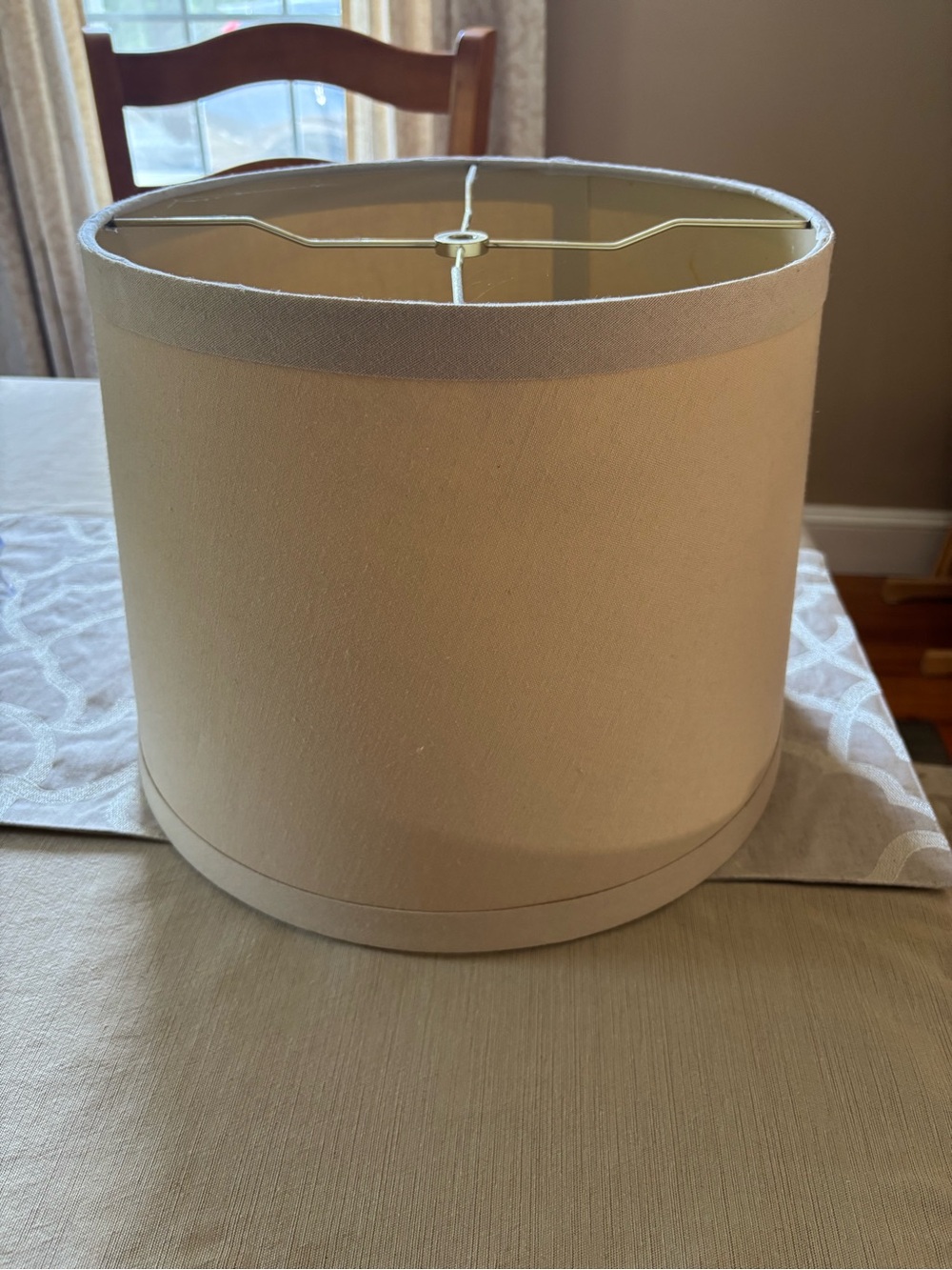 Tan Drum Lamp Shade